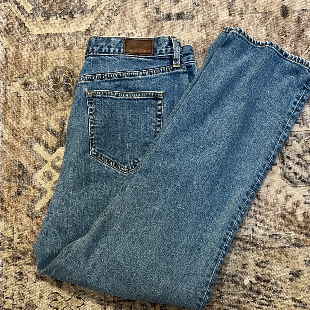Lands' End Women's Boot Cut Jeans - Blue